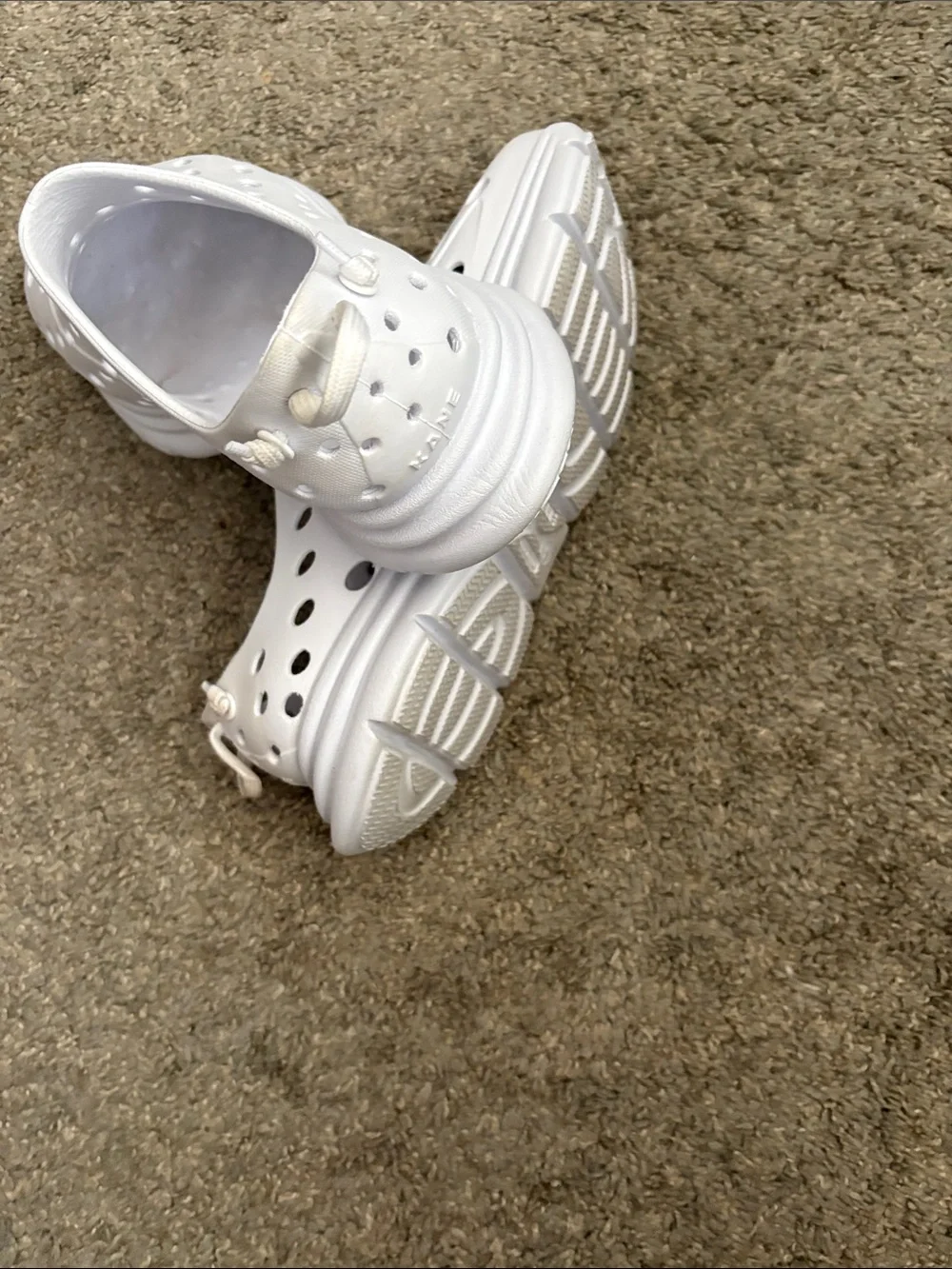 Women’s White Ventilated Slip-On Sandals